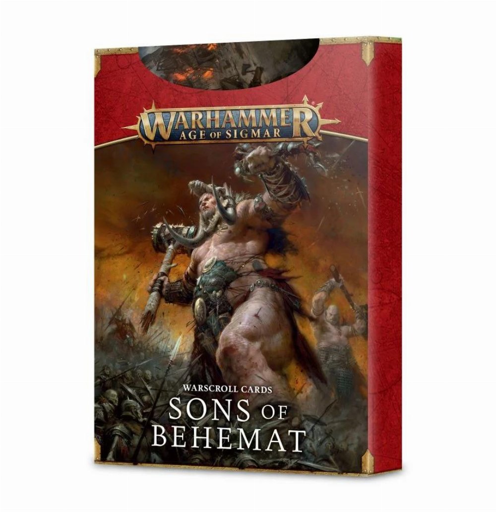 Warhammer Age of Sigmar – Warscroll Cards: Sons of Behemat