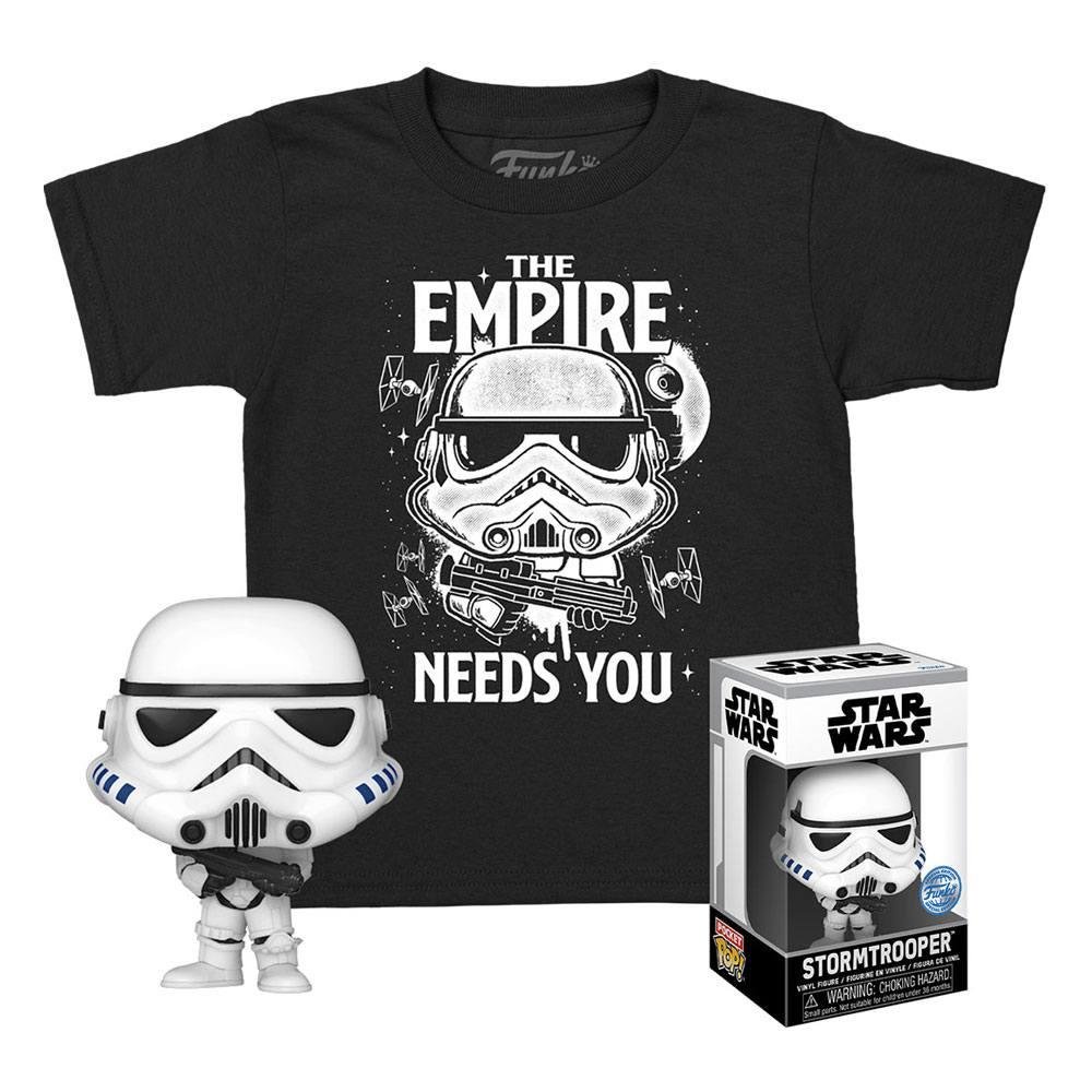 Συλλεκτικό Funko Box: Star Wars – Stormtrooper Pocket POP! με T-Shirt (XL-Kids)