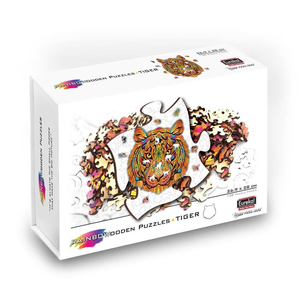 Ξύλινο Παζλ 138 κομμάτια – Rainbow Tiger