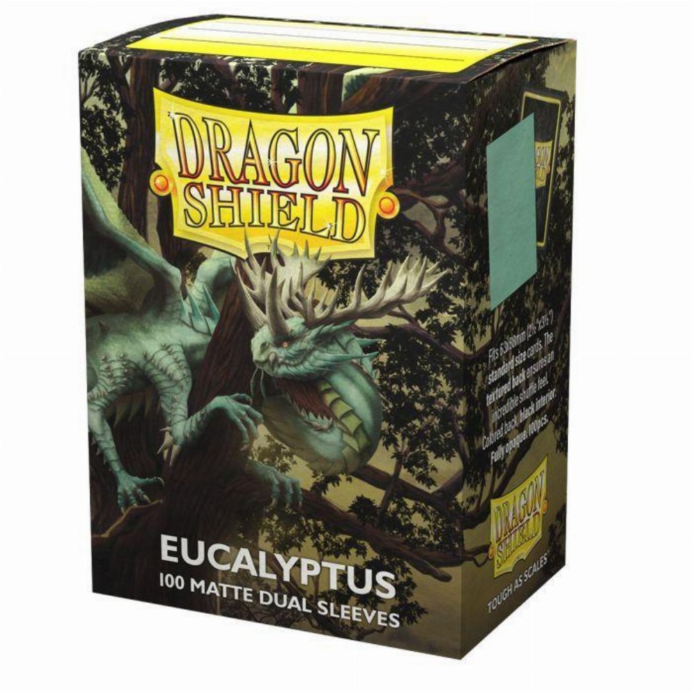 Dragon Shield Sleeves Standard Size – Matte Dual Eucalyptus (100 Sleeves)