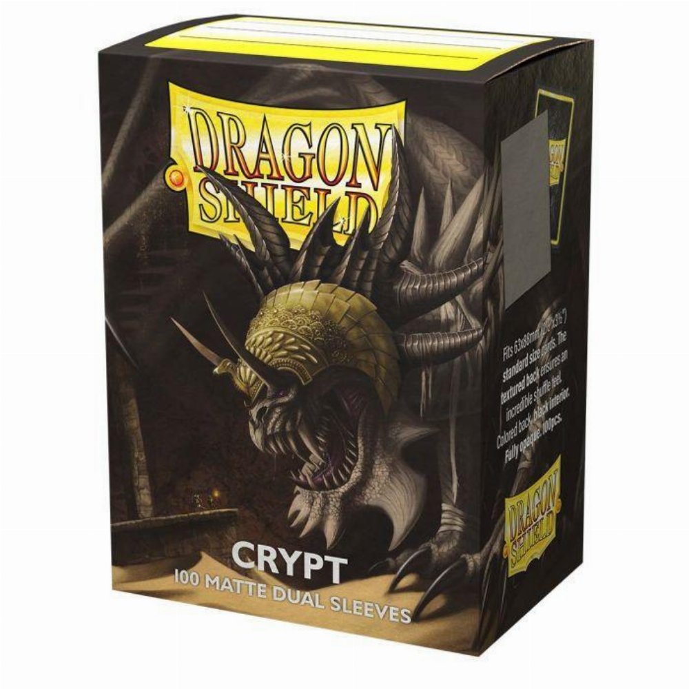 Dragon Shield Sleeves Standard Size – Matte Dual Crypt (100 Sleeves)