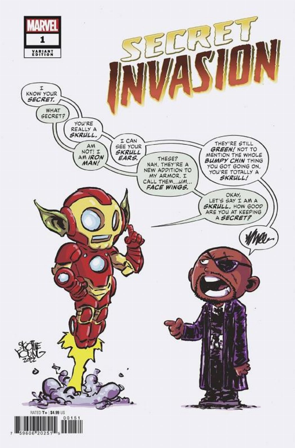 Τεύχος Κόμικ Secret Invasion #1 (OF 5) Young Variant Cover