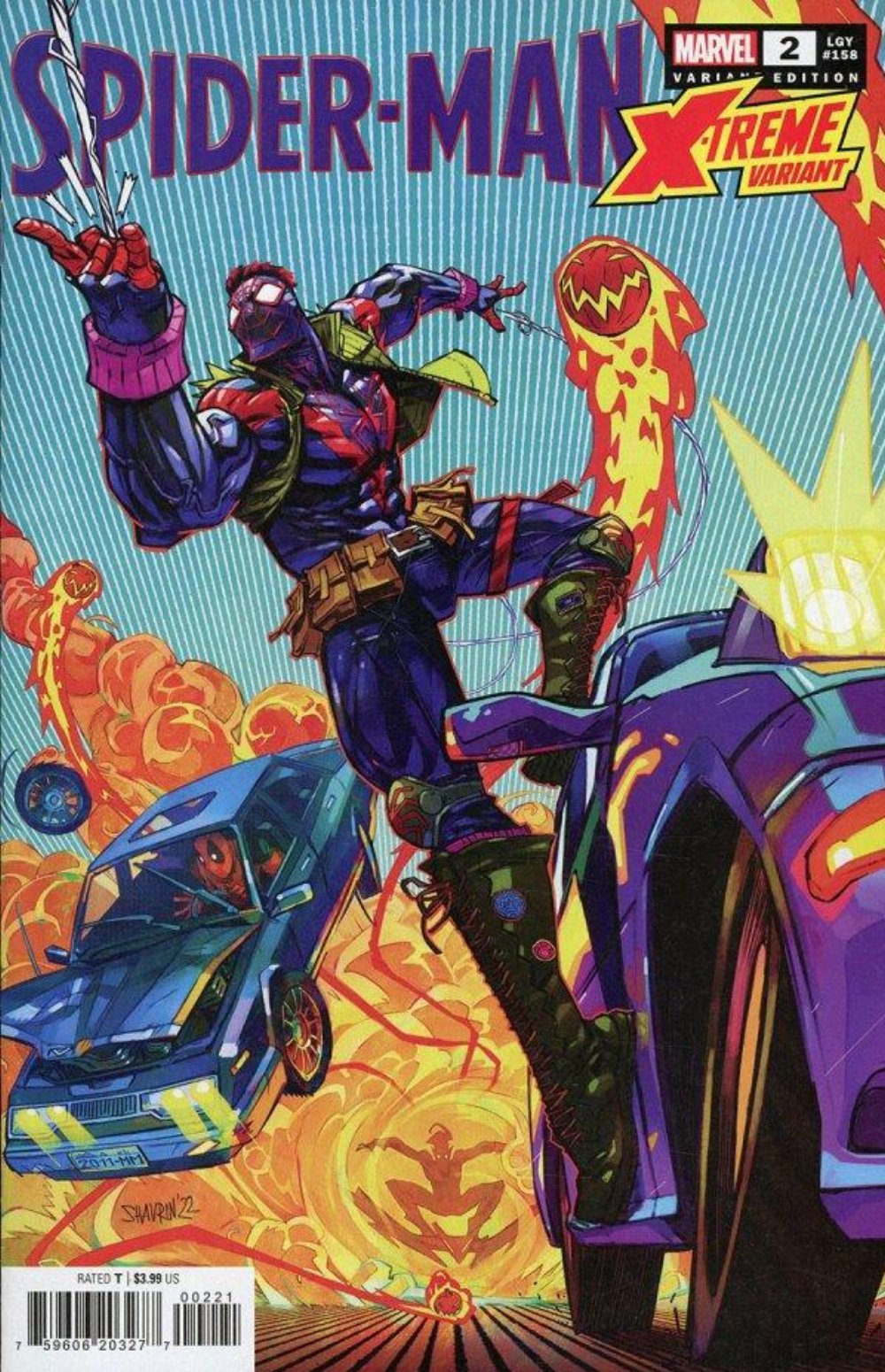 Τεύχος Κόμικ Spider-Man #02 Shavrin X-Treme Marvel Variant Cover