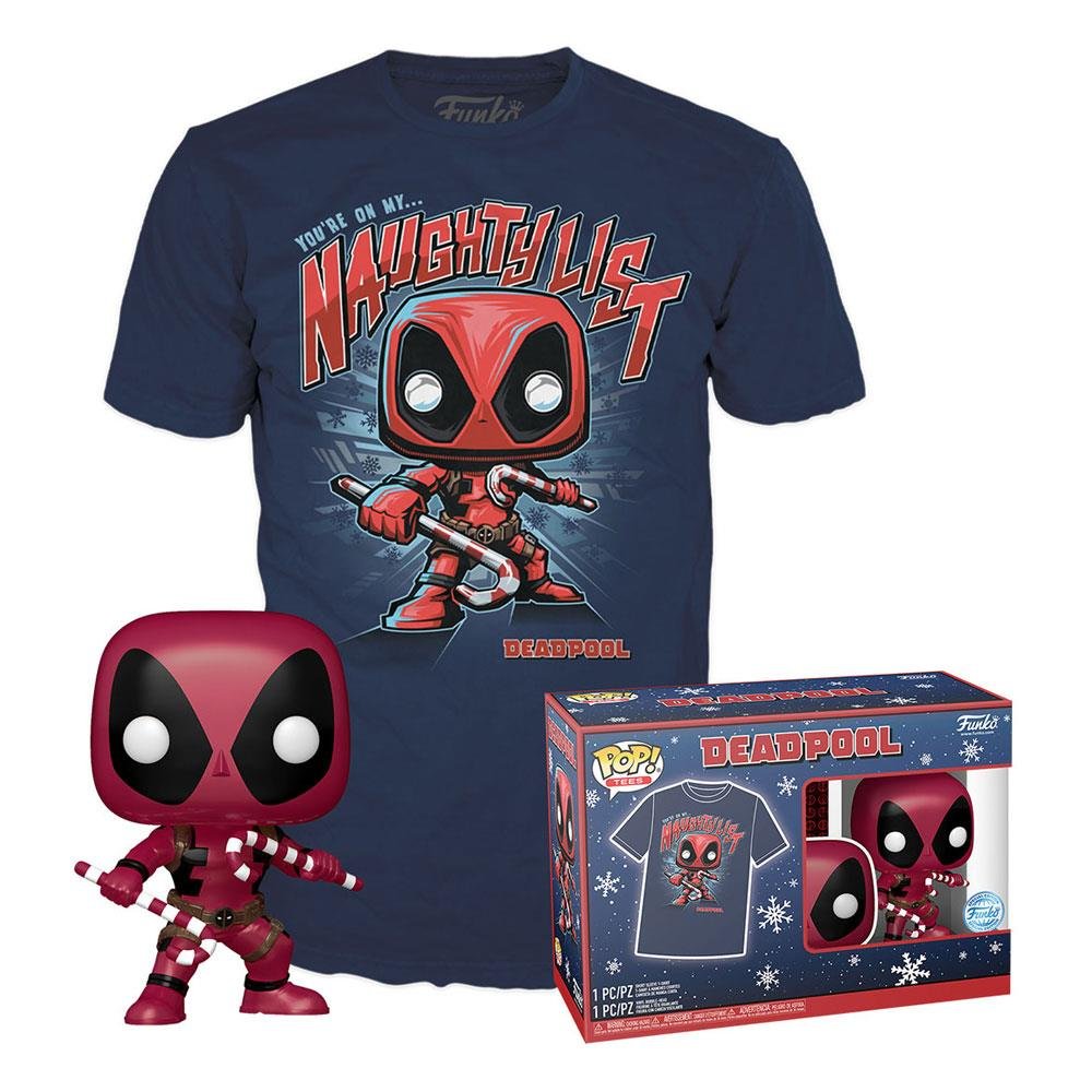 Συλλεκτικό Funko Box: Marvel – Deadpool with Canes POP! με T-Shirt (XL)