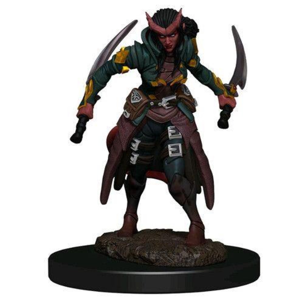 D&D Icons of the Realms Premium Μινιατούρα – Tiefling Female Rogue