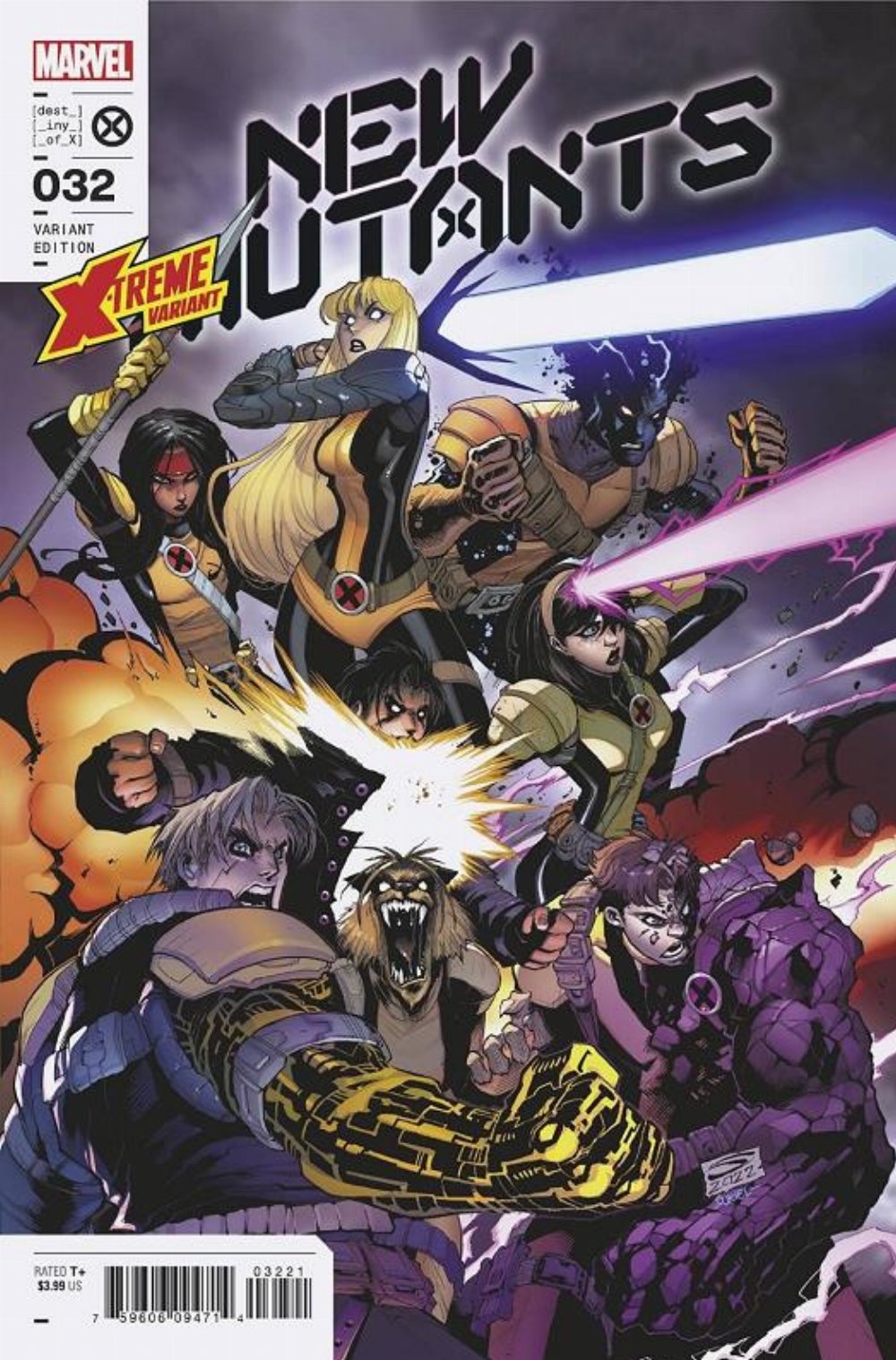 New Mutants #32 Sandoval X-Treme MARVEL Variant Cover