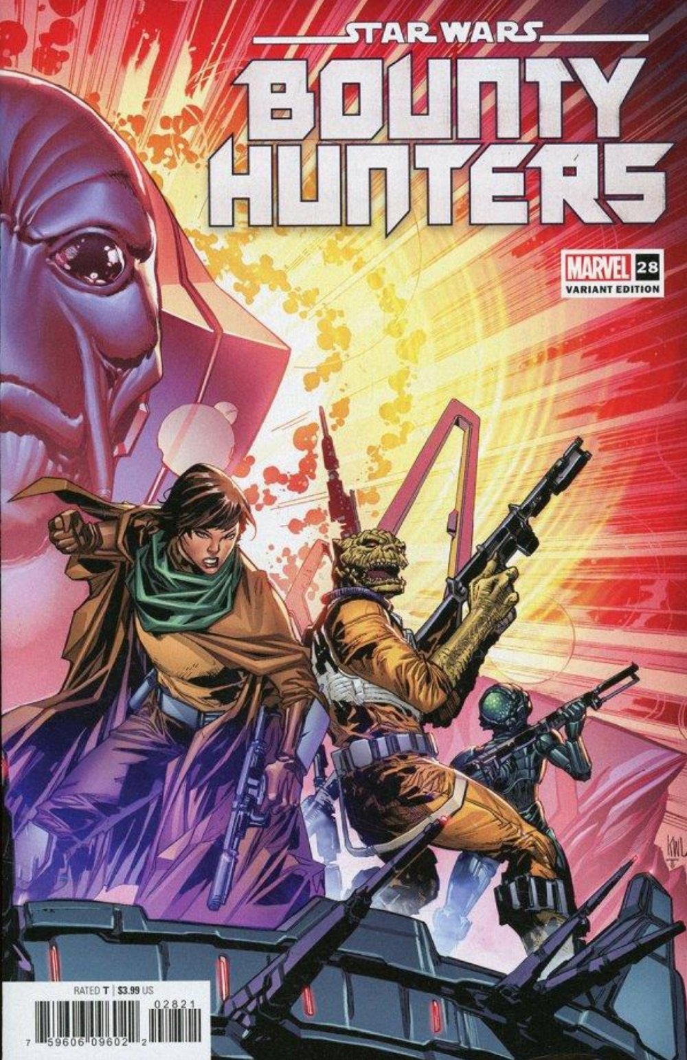 Τεύχος Κόμικ Star Wars Bounty Hunters #28 Lashley Connecting Variant Cover