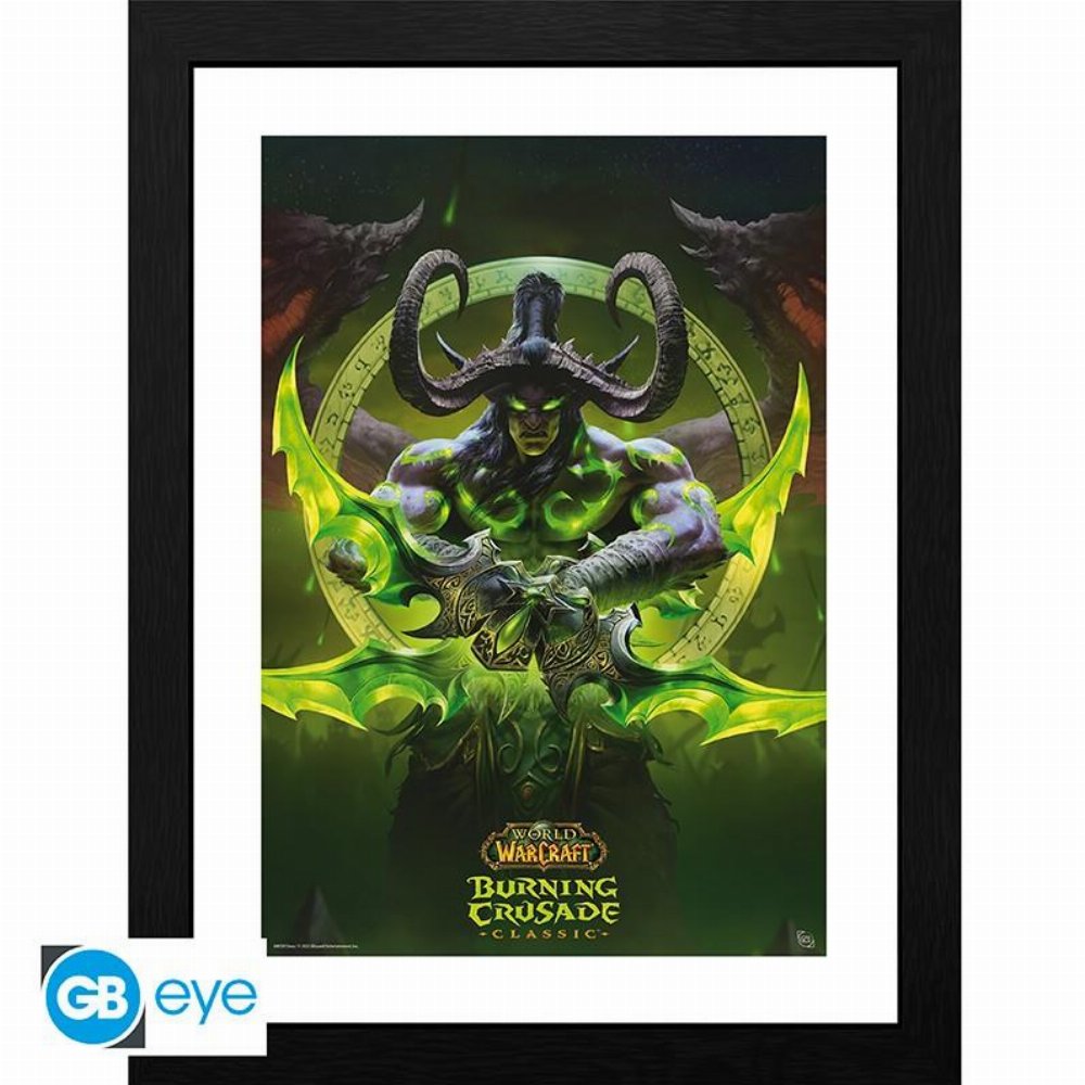 World of Warcraft – Illidan Αφίσα σε Κορνίζα (31x41cm)