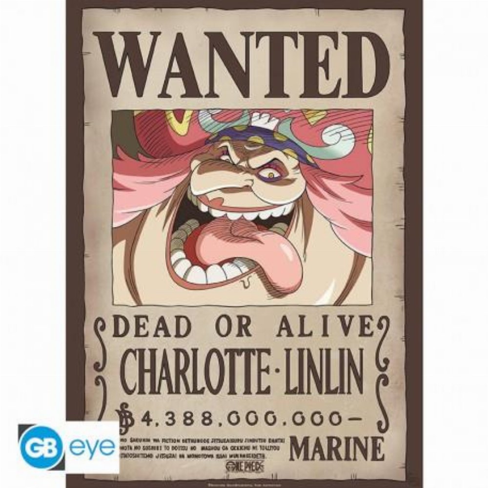 One Piece – Wanted Big Mom Αυθεντική Αφίσα (52x38cm)
