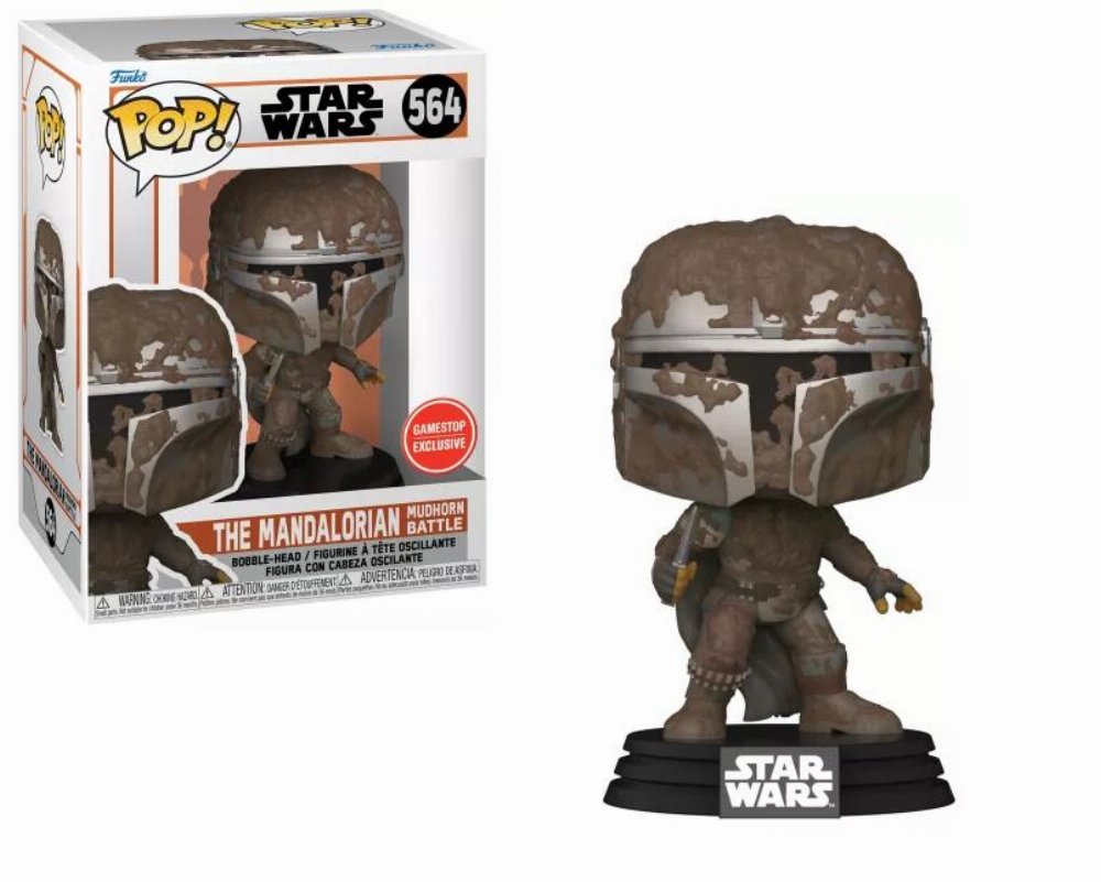 Φιγούρα Funko POP! Star Wars – The Mandalorian (Mudhorn Battle) #564 (Exclusive)