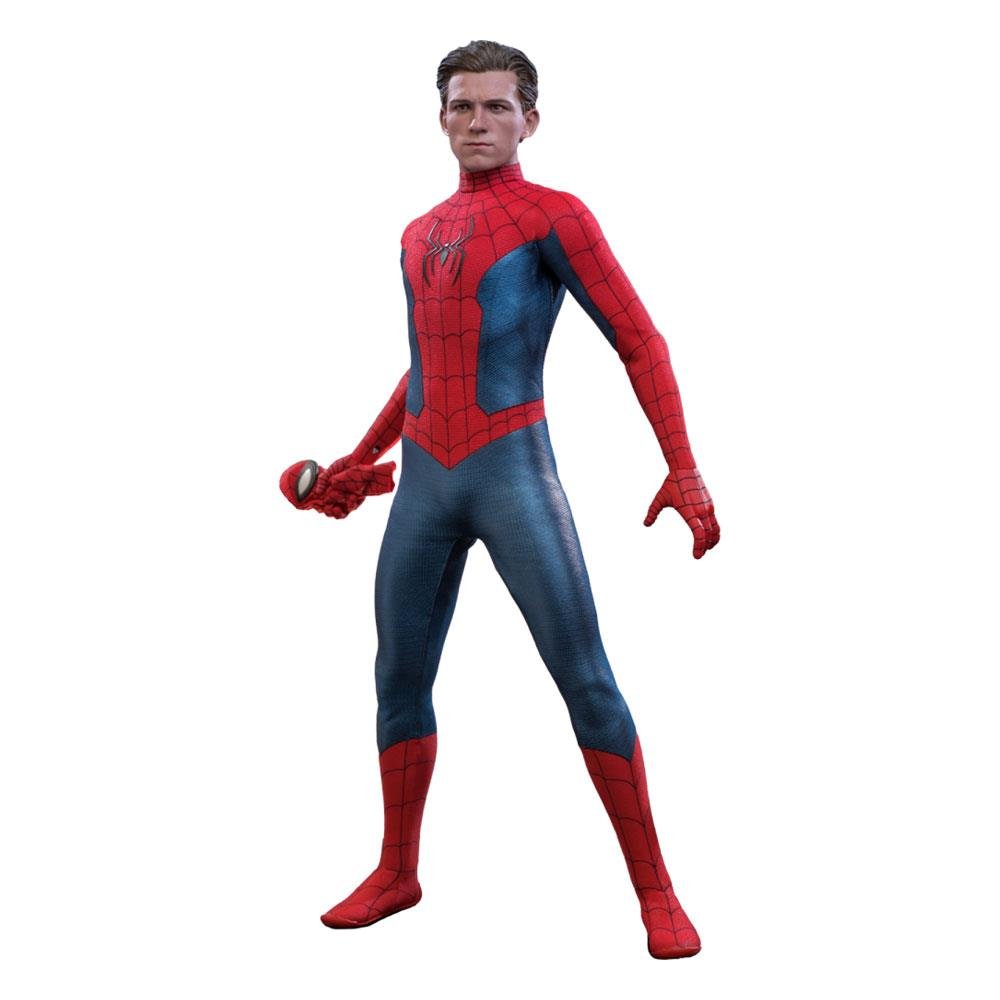 Spider-Man: No Way Home Hot Toys Masterpiece – Spider-Man (New Red and Blue Suit) Φιγούρα Δράσης (28cm)