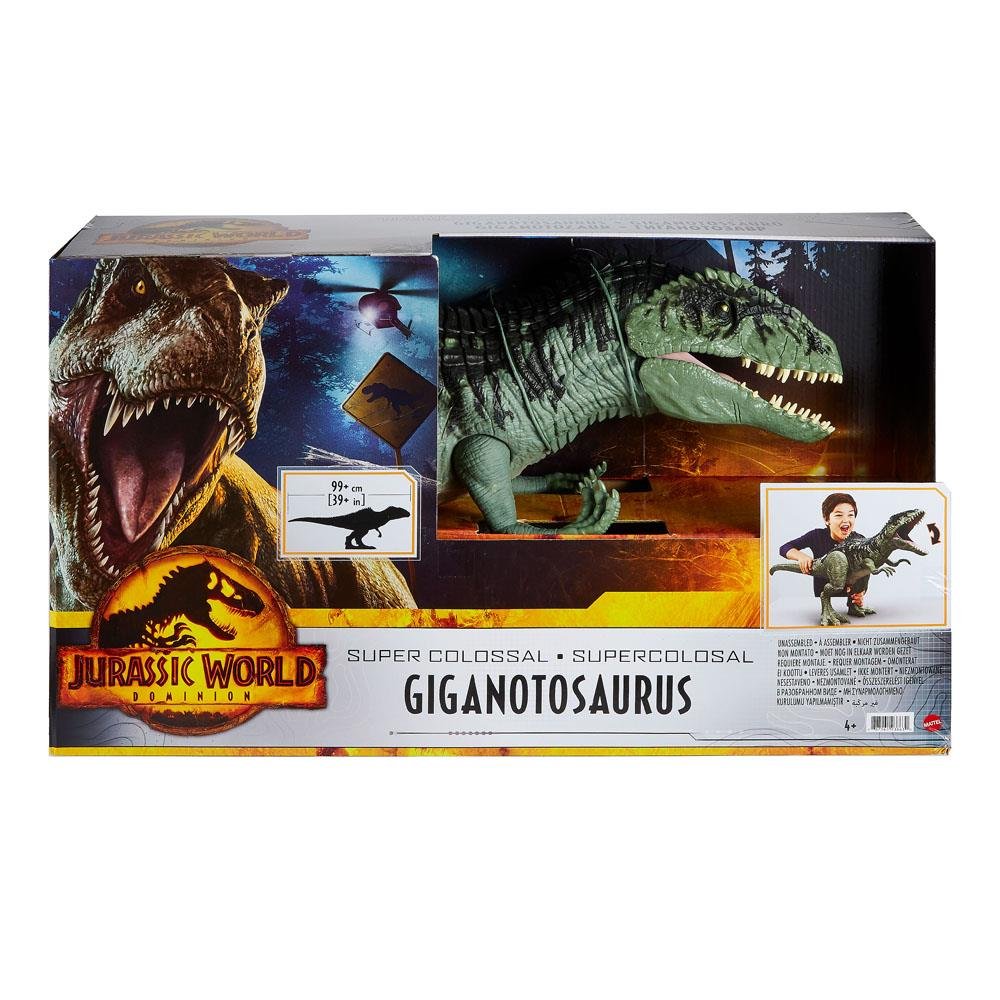 Jurassic World: Dominion – Super Colossal Giganotosaurus Φιγούρα Δράσης (99cm)