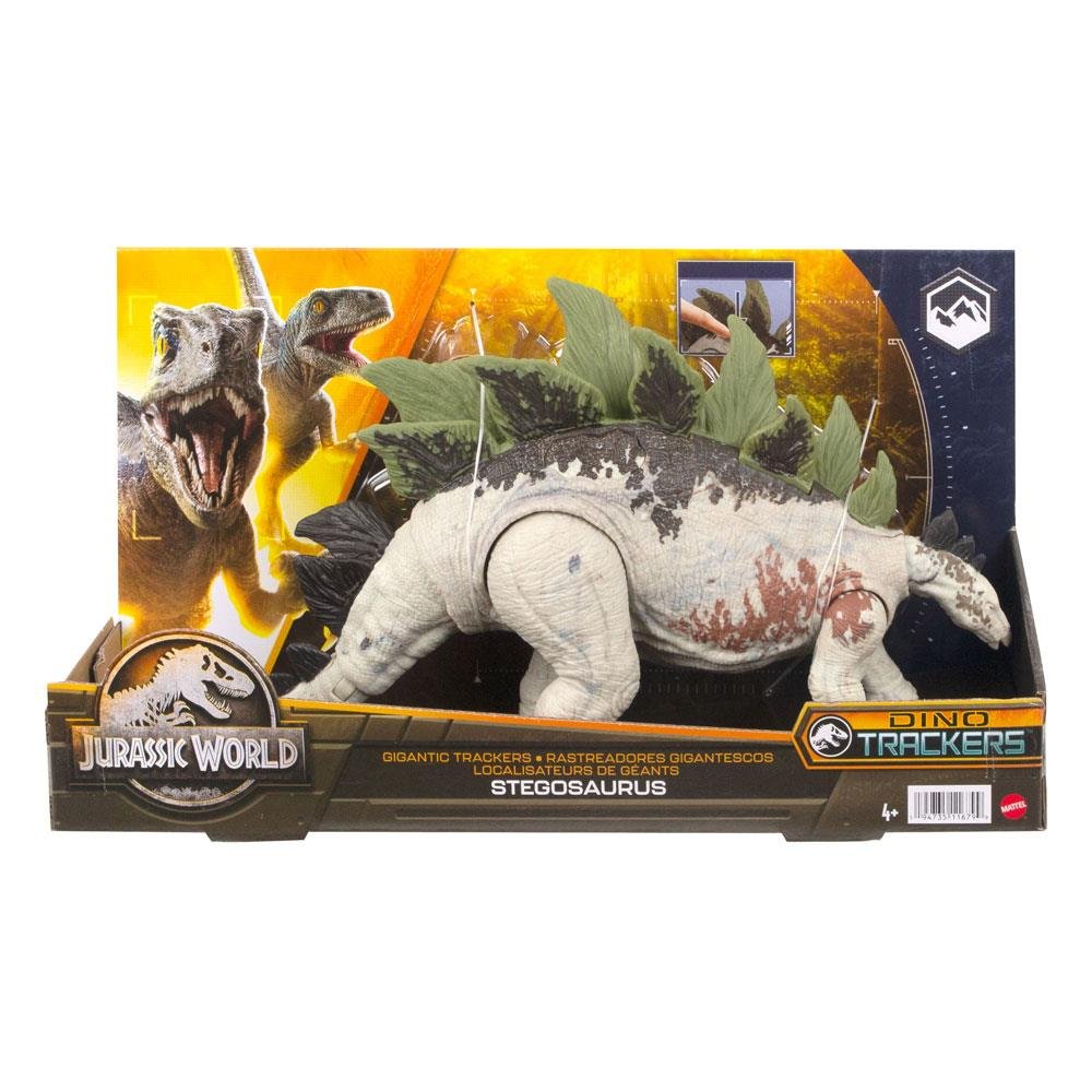 Jurassic World: Dino Trackers – Gigantic Trackers Stegosaurus Φιγούρα Δράσης (35cm)