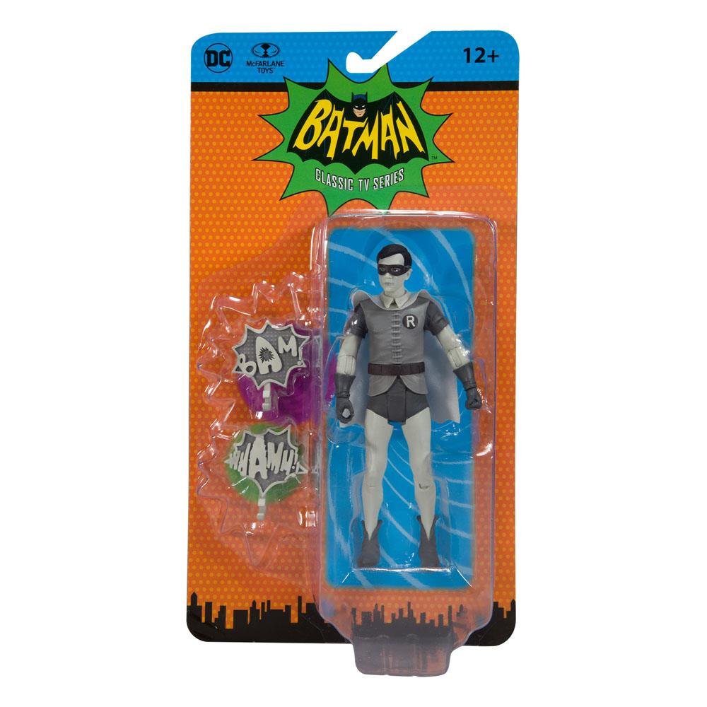 DC Retro – Batman 66: Robin (Black & White TV Variant) Φιγούρα Δράσης (15cm)
