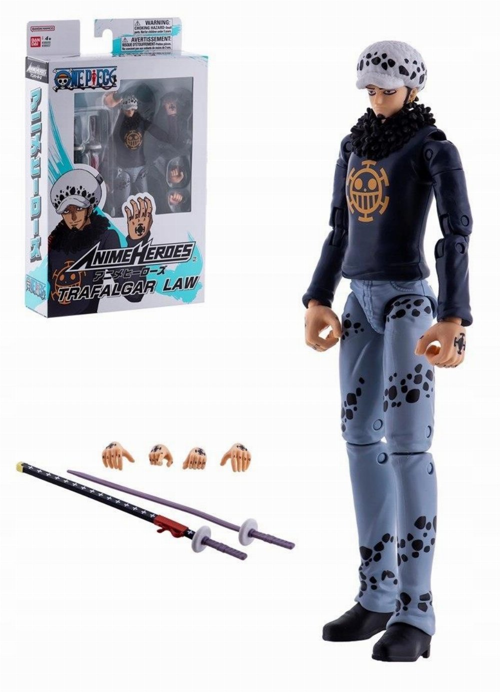 One Piece: Anime Heroes – Trafalgar Law Φιγούρα Δράσης (16cm)