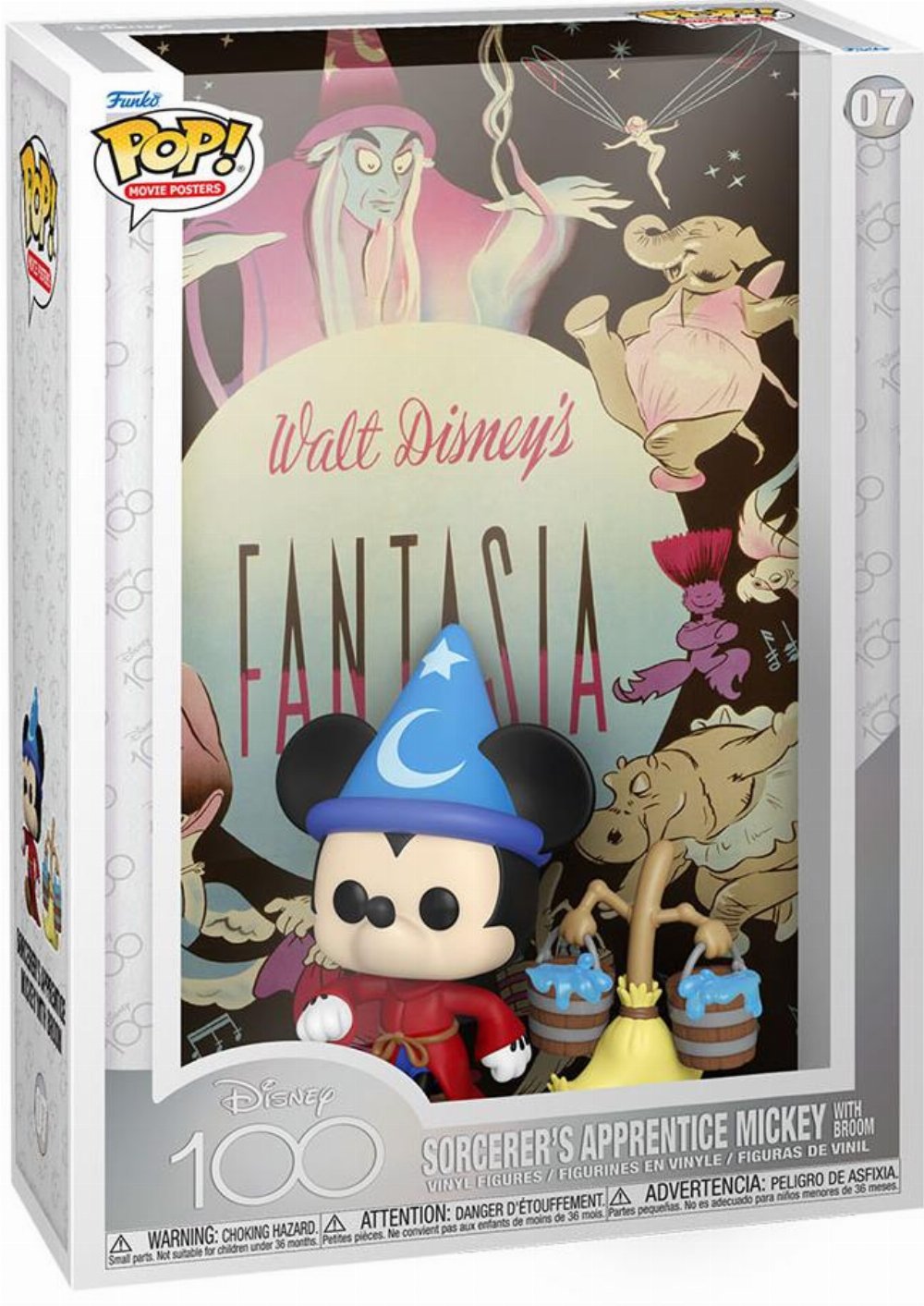 Φιγούρα Funko POP! Movie Posters: Disney Fantasia (100th Anniversary) – Sorcerer’s Apprentice Mickey with Broom #07