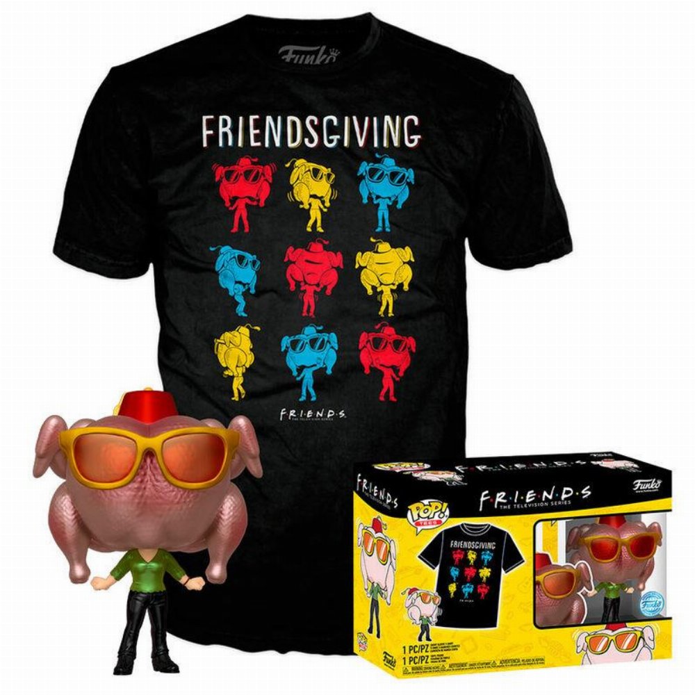 Συλλεκτικό Funko Box: Τα Φιλαράκια – Monica with Turkey POP! με T-Shirt (L)