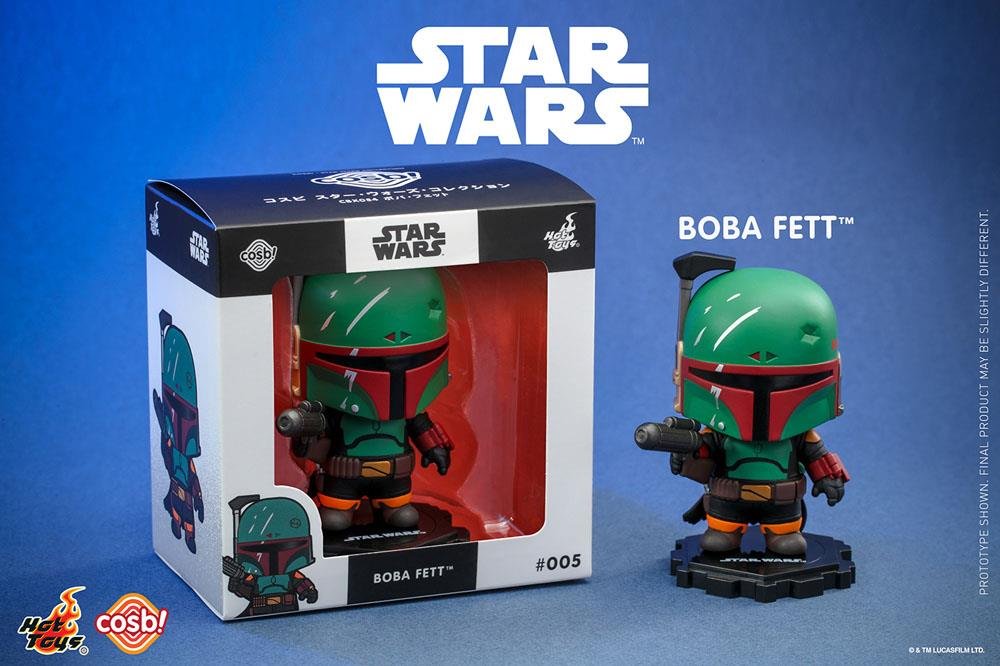 Star Wars: Cosbi Mini – Boba Fett Black Φιγούρα (8cm)