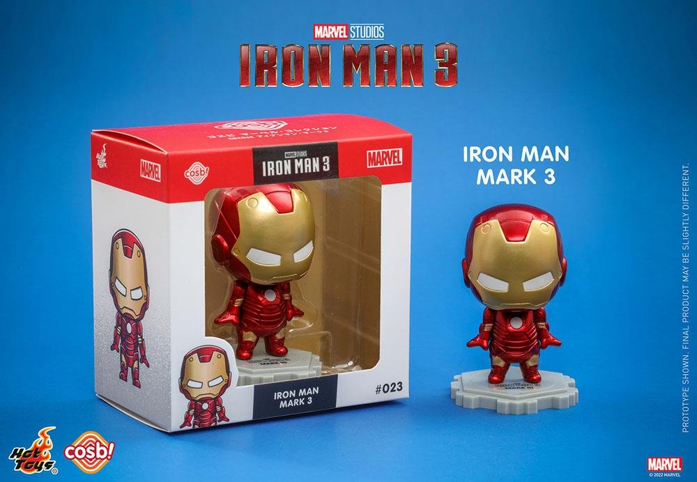 Iron Man 3: Cosbi Mini – Iron Man Mark 3 Φιγούρα (8cm)