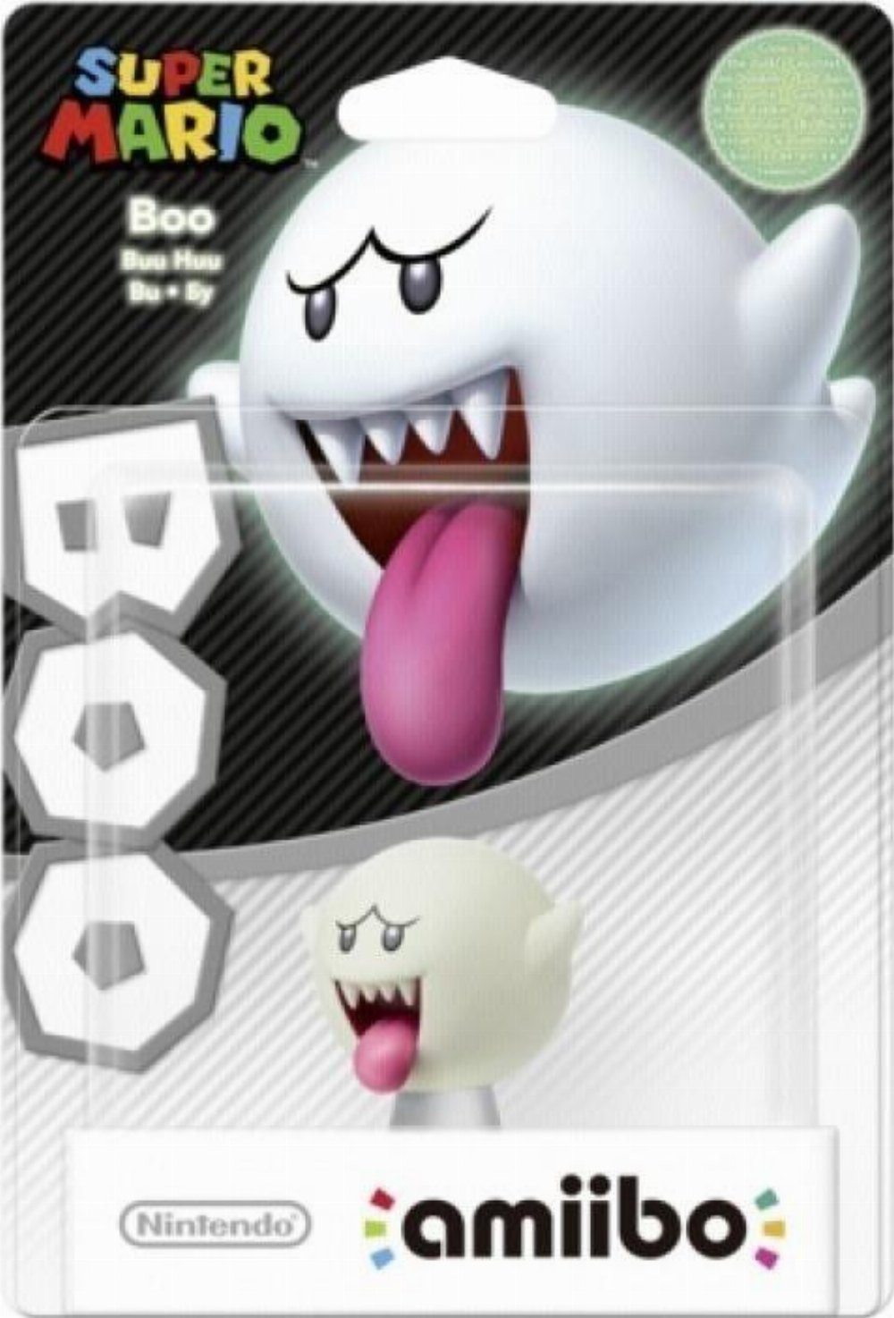 Nintendo Amiibo: Super Mario – Boo (Glows in the Dark) Φιγούρα