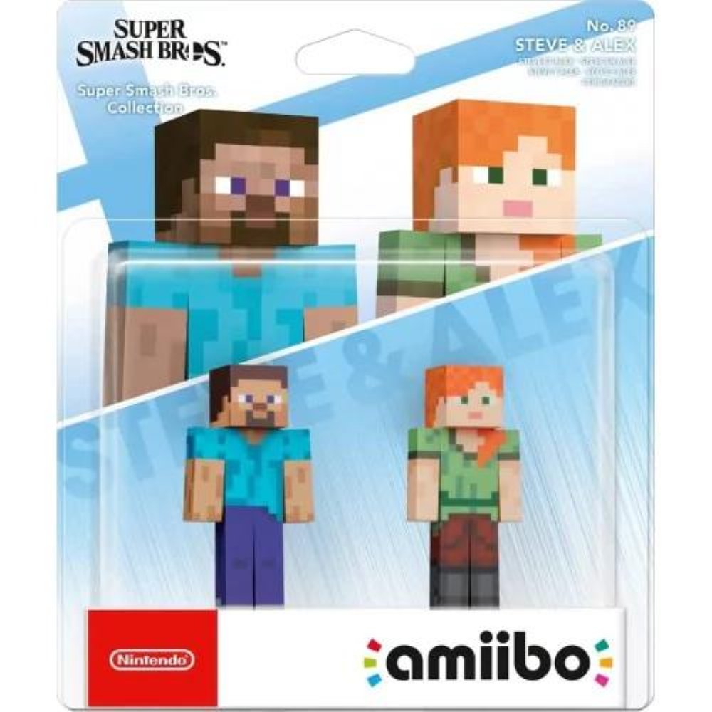 Nintendo Amiibo: Super Smash Bros – Steve & Alex #89 Φιγούρα