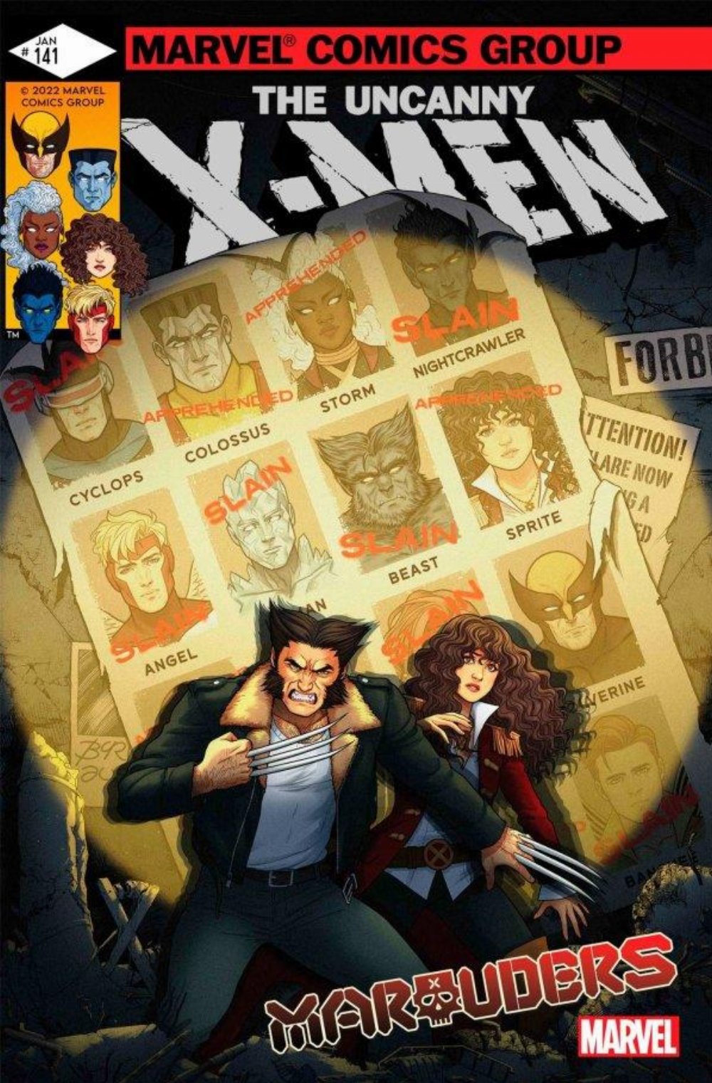 Τεύχος Κόμικ Marauders #10 Bartel Classic Homage Variant
