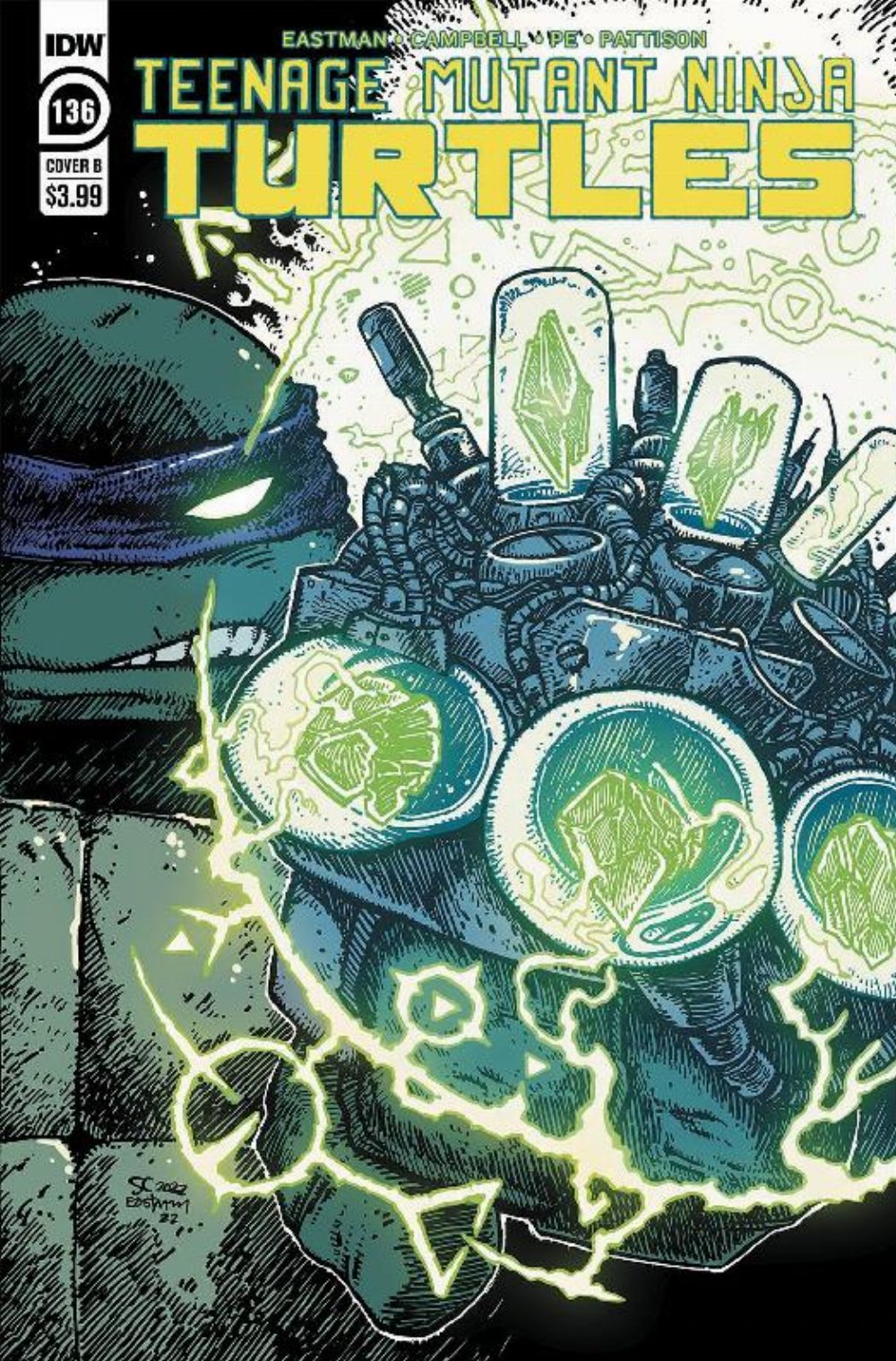 Τεύχος Κόμικ Teenage Mutant Ninja Turtles #136 Cover B