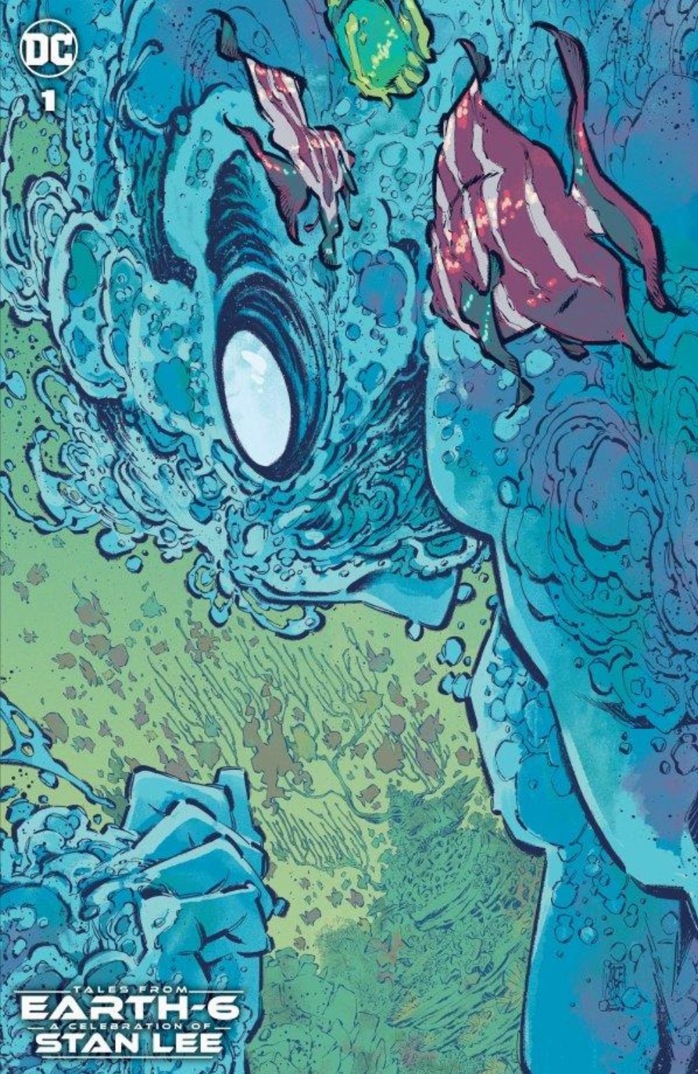 Τεύχος Κόμικ Tales from Earth-6: A Celebration of Stan Lee #1 Cover J Jorge Corona Aquaman Variant