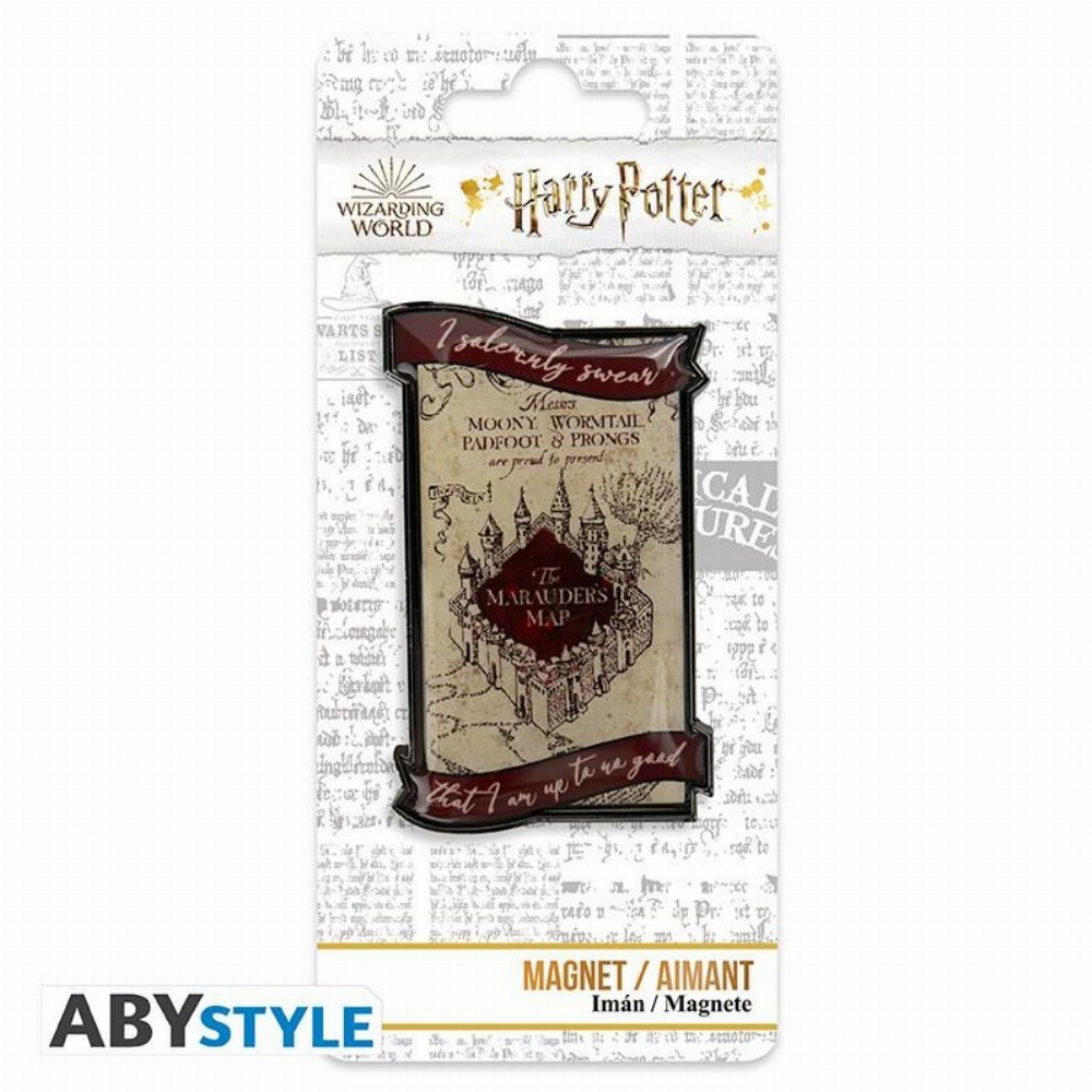 Harry Potter – Marauder’s Map Μαγνητάκια Ψυγείου (3×5.5cm)