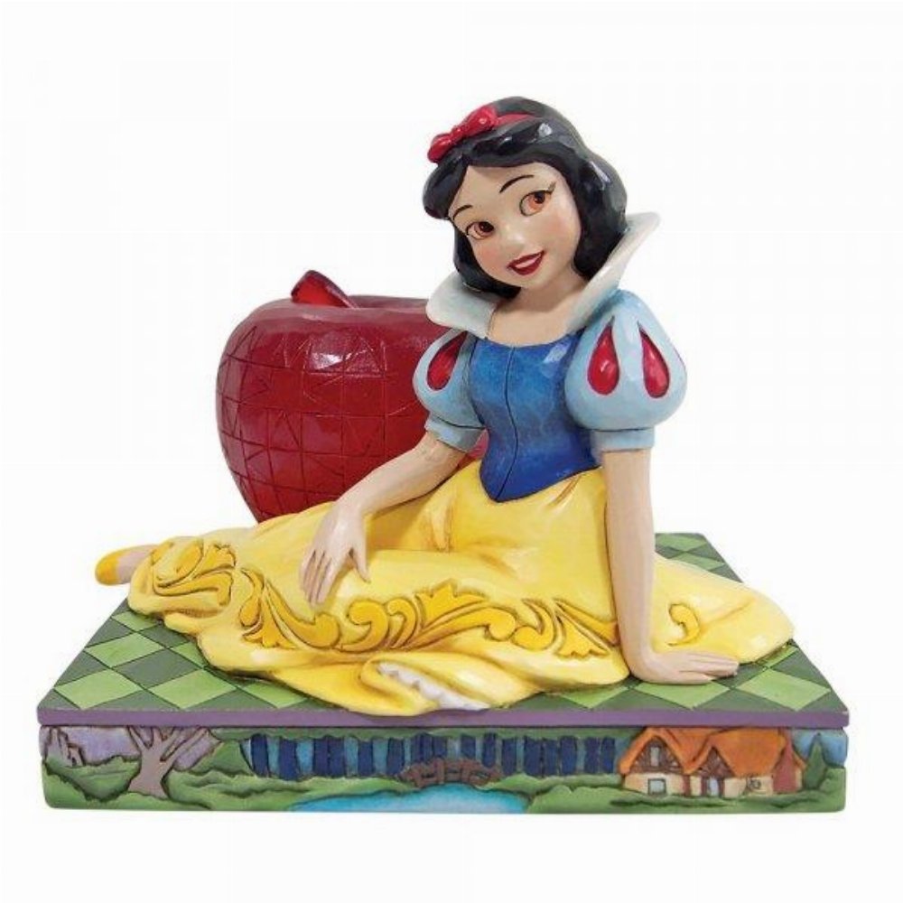 Disney: Enesco – Snow White with Applet Φιγούρα Αγαλματίδιο (13cm)