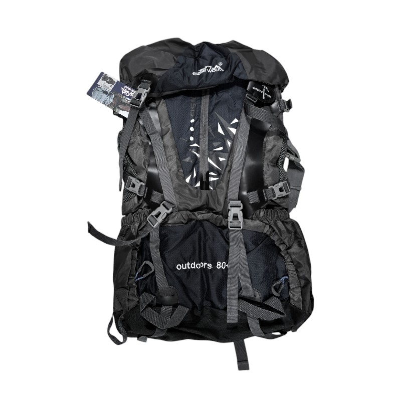 Σακίδιο πλάτης ορειβατικό – 3066 – 80L+5L – 221288 – Black