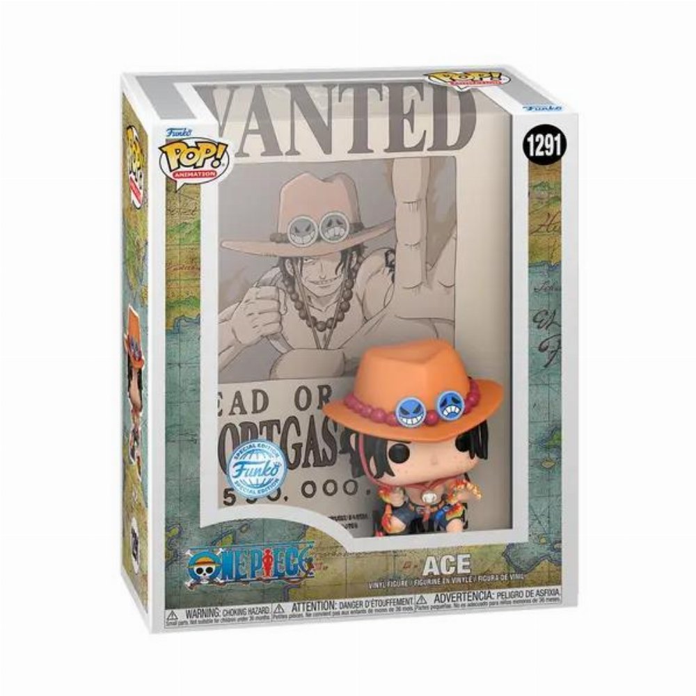 Φιγούρα Funko POP! One Piece – Ace (Wanted Poster) #1291 (Exclusive)