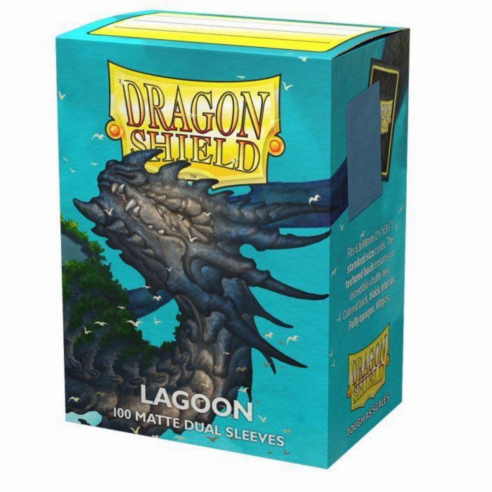 Dragon Shield Sleeves Standard Size – Matte Dual Lagoon (100 Sleeves)