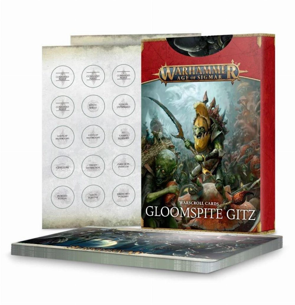 Warhammer Age of Sigmar – Warscroll Cards: Gloomspite Gitz