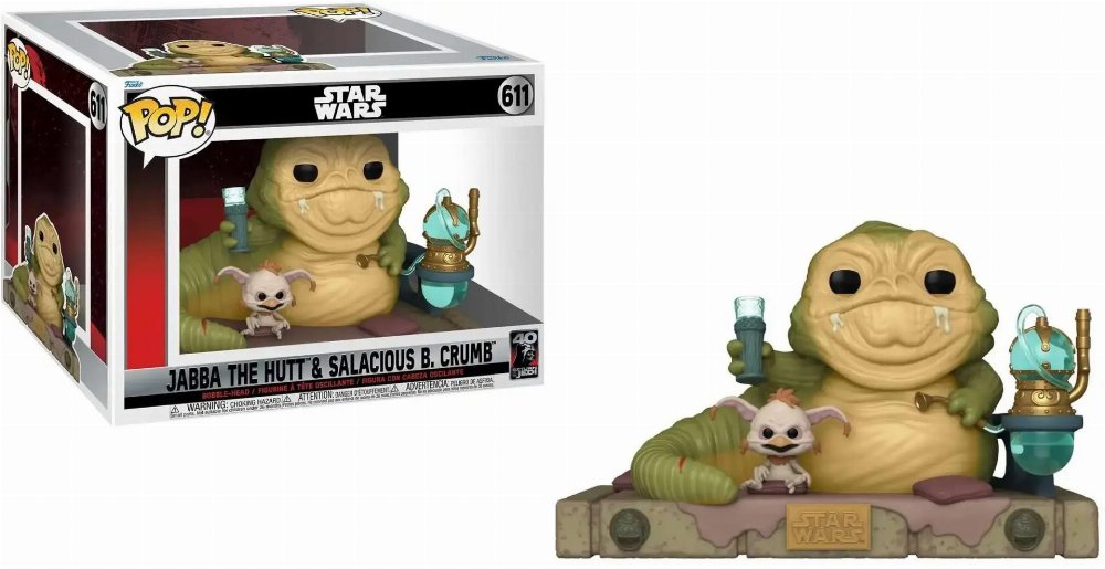 Φιγούρα Funko POP! Deluxe: Star Wars Return of the Jedi – Jabba with Salacious #611