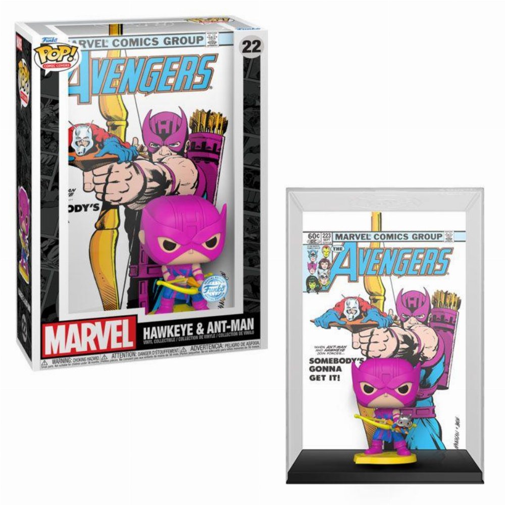 Φιγούρα Funko POP! Comic Covers: Avengers – Hawkeye & Ant-Man #22 (Exclusive)