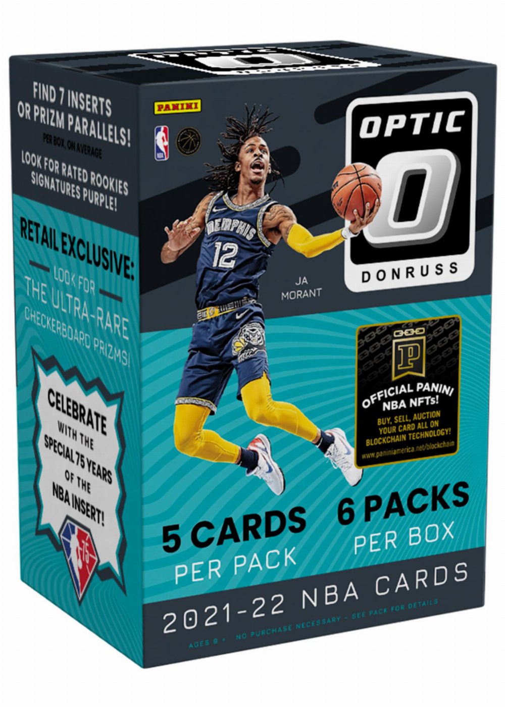Panini – 2021-22 Optic Donruss NBA Basketball Blaster Box (6 Φακελάκια)