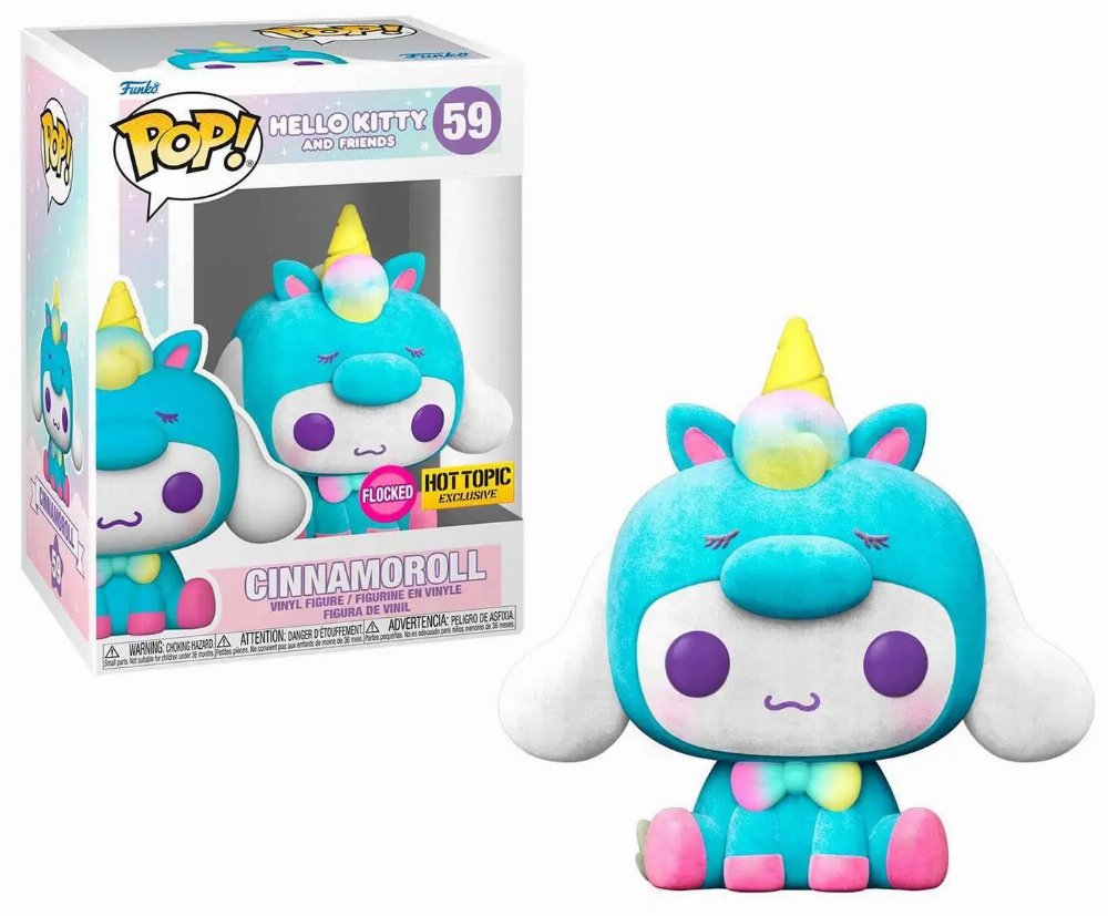 Φιγούρα Funko POP! Sanrio: Hello Kitty and Friends – Cinnamoroll (Flocked) #59 (Exclusive)