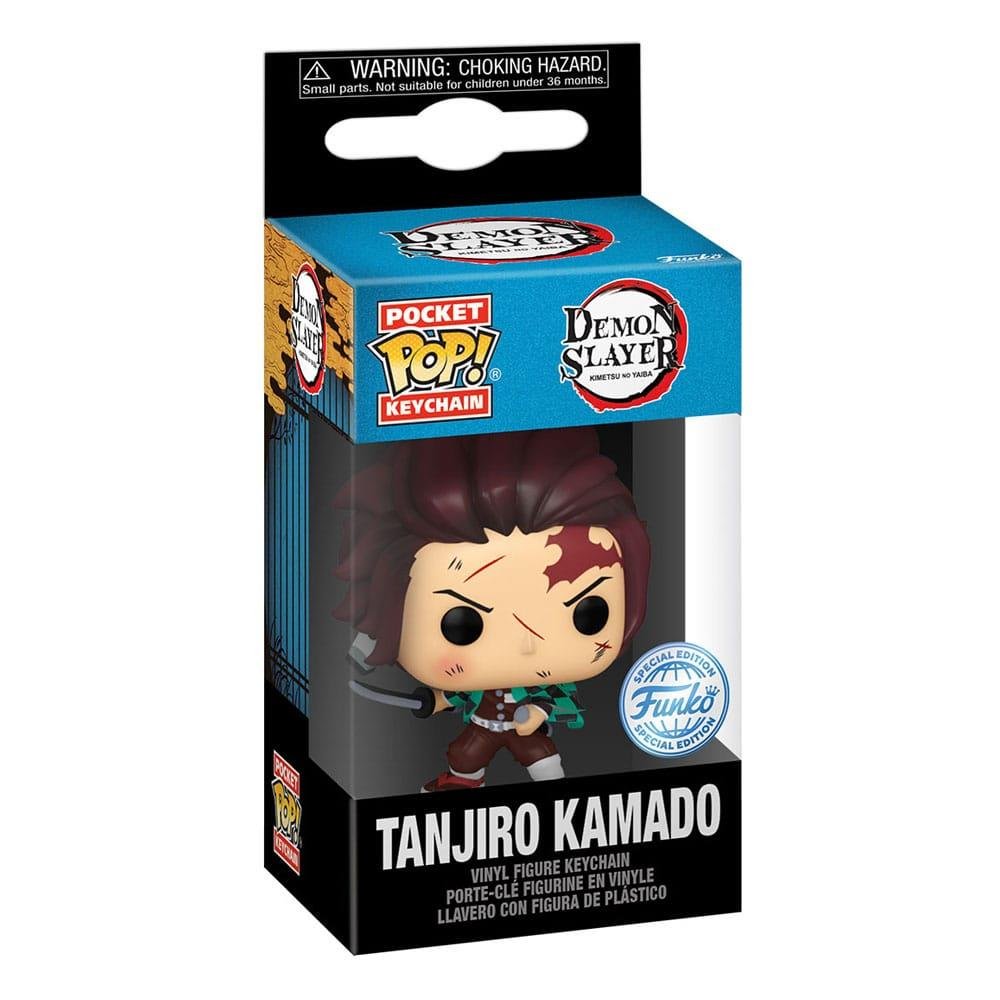 Funko Pocket POP! Μπρελόκ Demon Slayer: Kimetsu no Yaiba – Tanjiro Kamado Φιγούρα (Exclusive)