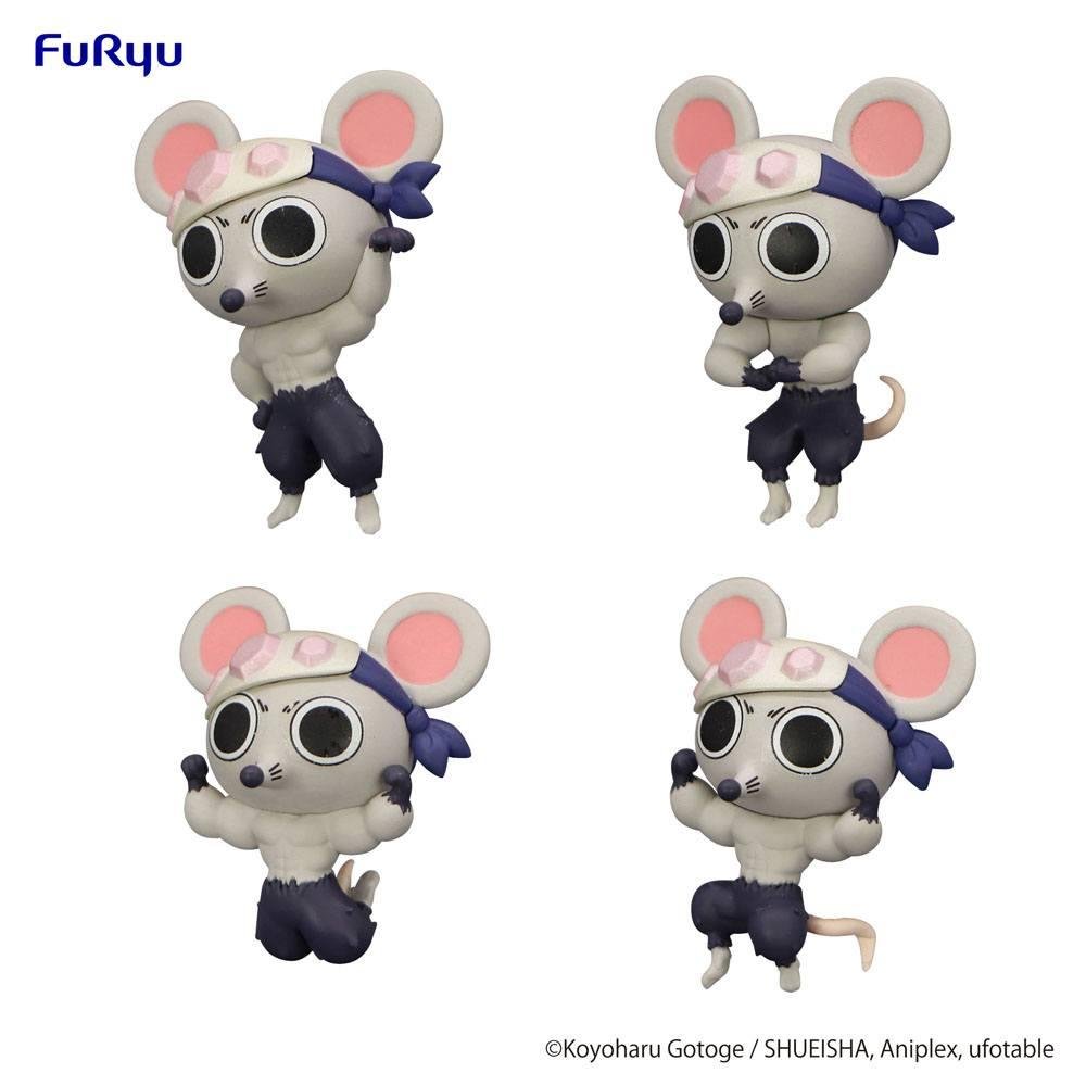 Demon Slayer: Kimetsu no Yaiba Chokotto Hikkake – Petit Muki Muki Mouse Φιγούρες (4cm)