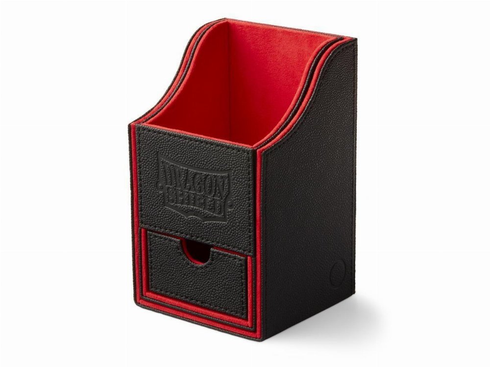 Dragon Shield Nest+ Box 100 – Black with Red