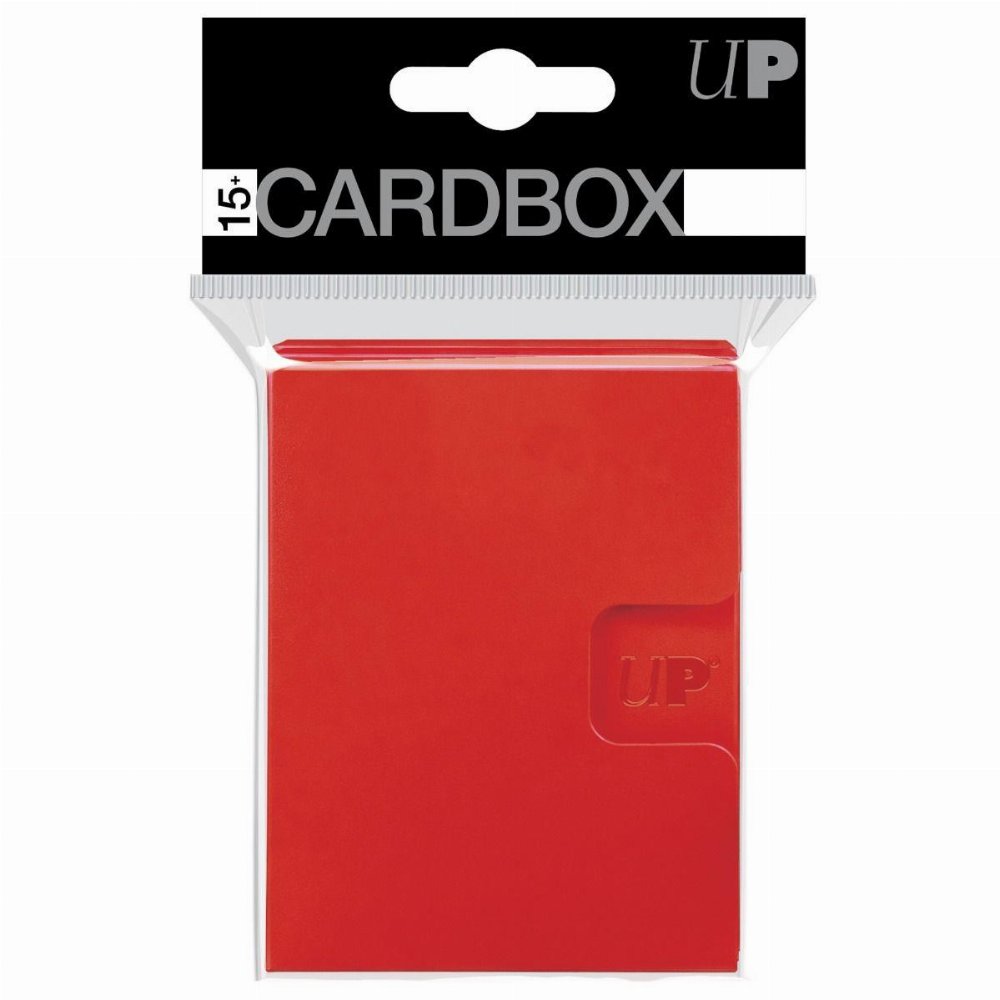 Ultra Pro 15+ 2-Piece Card Box – Red (3 Boxes)