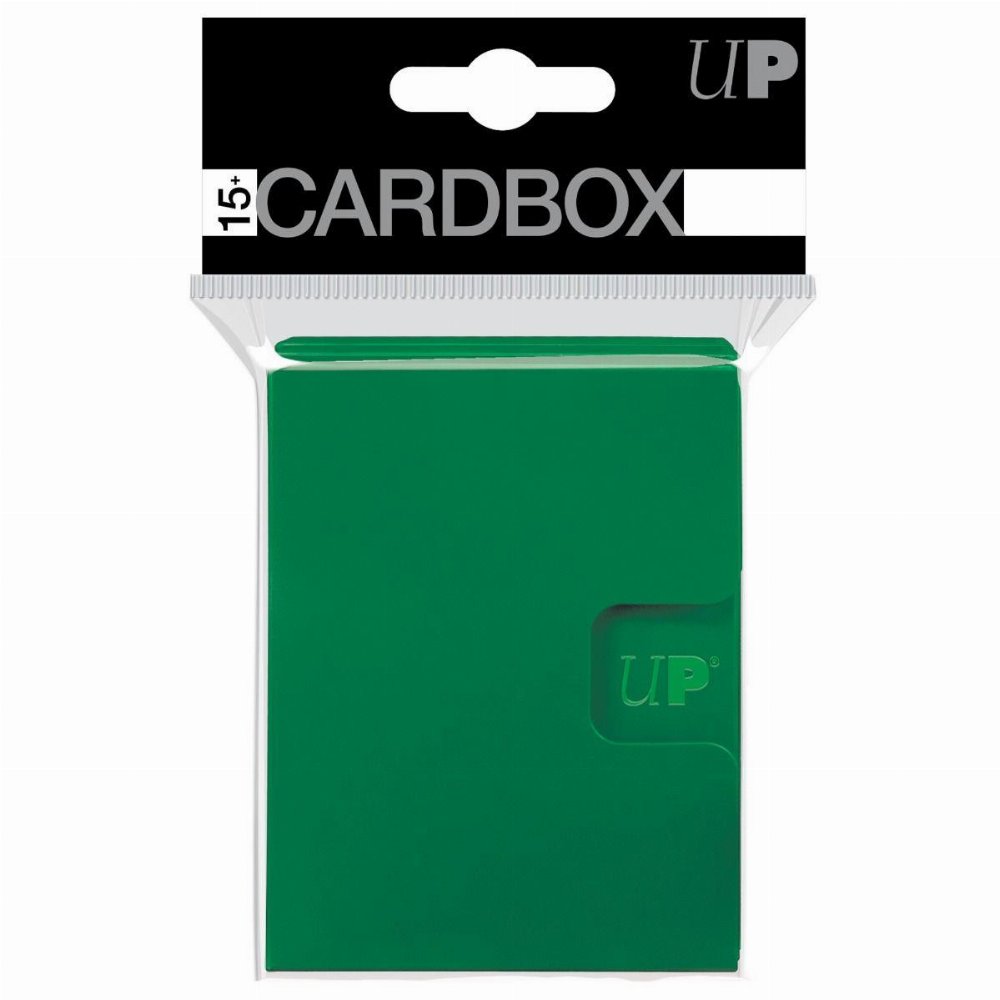 Ultra Pro 15+ 2-Piece Card Box – Green (3 Boxes)