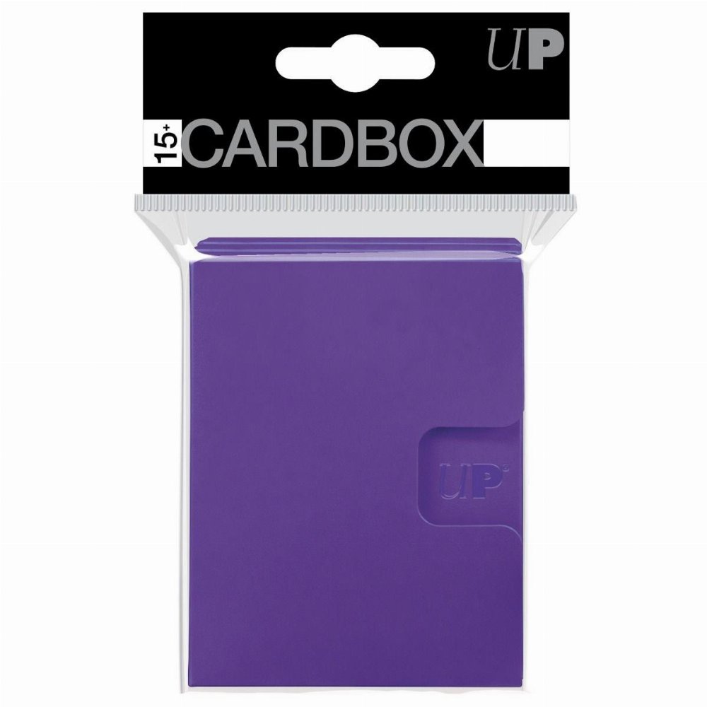 Ultra Pro 15+ 2-Piece Card Box – Purple (3 Boxes)