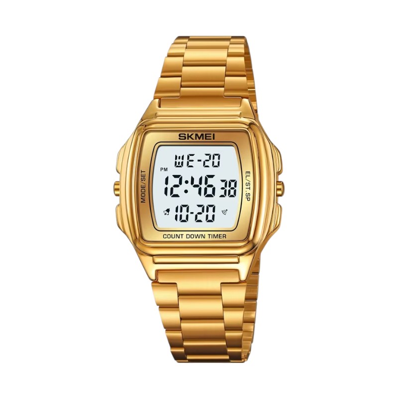 Ψηφιακό ρολόι χειρός – Skmei – 2239 – Gold