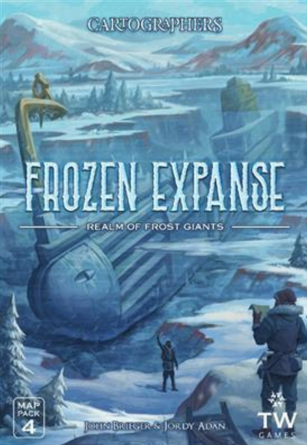 Επέκταση Cartographers Heroes – Map Pack: Frozen Expanse
