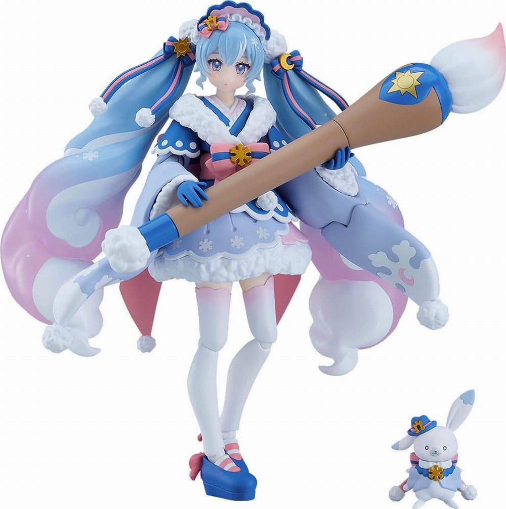 Character Vocal Series 01: Hatsune Miku – Snow Miku: Serene Winter Figma Φιγούρα Δράσης (13cm)