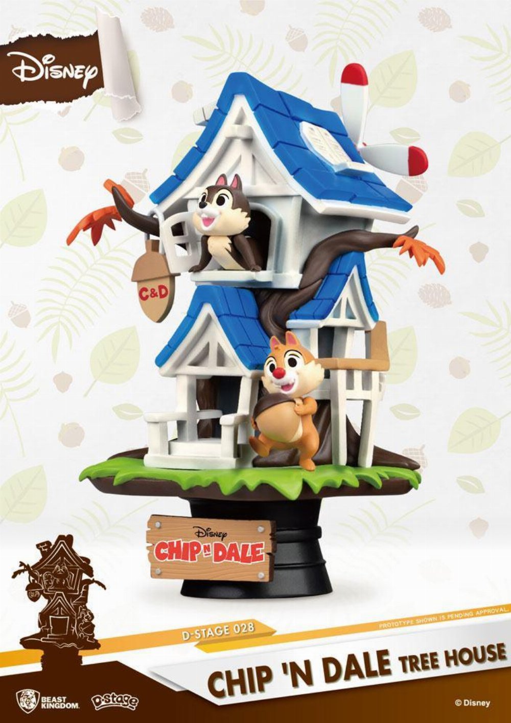 Disney Summer Series: D-Stage – Chip ‘n Dale Tree House Diorama Φιγούρα Αγαλματίδιο (16cm)