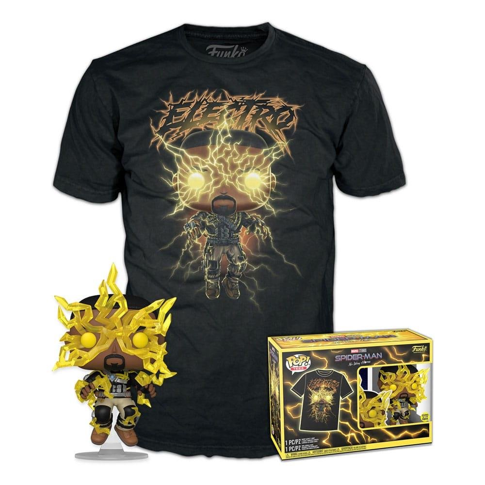 Συλλεκτικό Funko Box: Marvel Spider-Man: No Way Home – Electro POP! με T-Shirt (L)