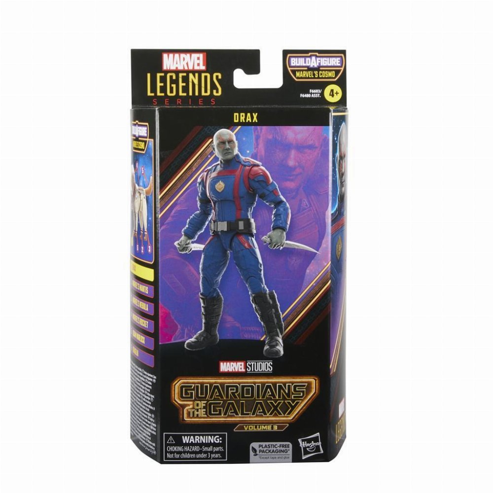 Marvel Legends: Guardians of the Galaxy – Drax Φιγούρα Δράσης (15cm) Build-a-Figure Marvel’s Cosmo